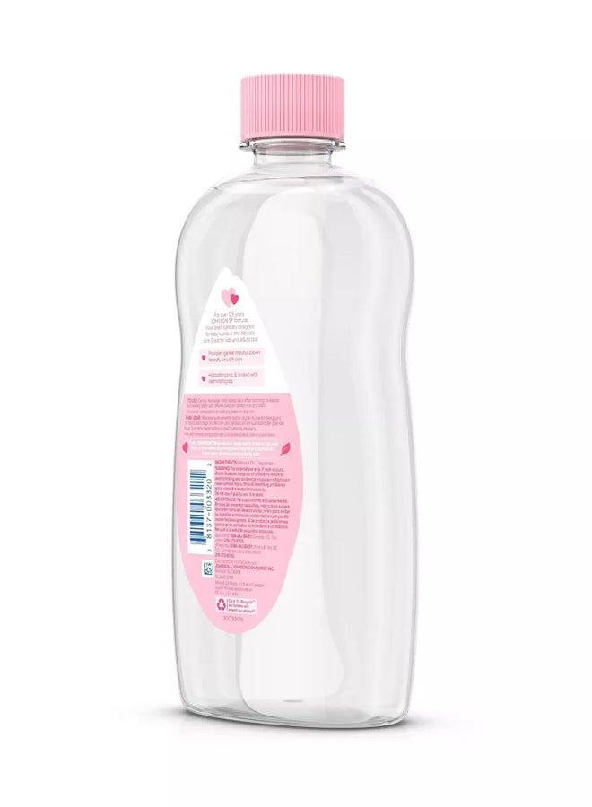 Johnson's Baby Body Pure Mineral Oil, Gentle And Soothing Massage Oil For Dry Skin - Original Scent - 20oz - Image 3