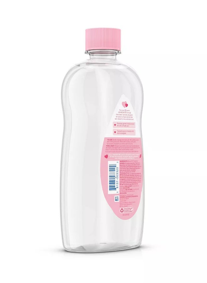 Johnson's Baby Body Pure Mineral Oil, Gentle And Soothing Massage Oil For Dry Skin - Original Scent - 20oz - Image 4