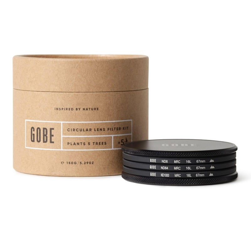 Gobe 67mm ND8, ND64, ND1000 Lens Filter Kit - Image 1