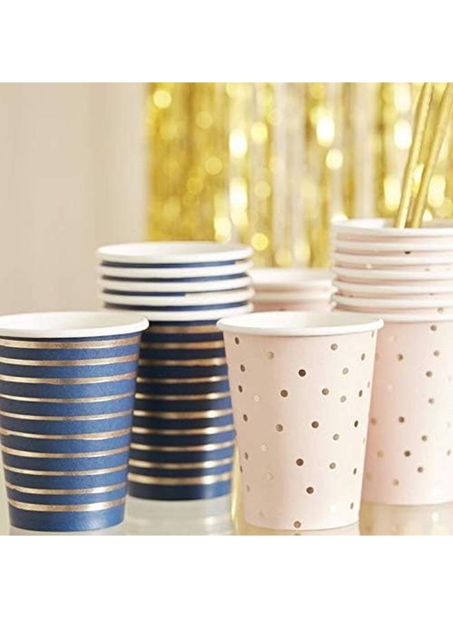 Ginger Ray Pink And Navy Gender Reveal Cups - Image 2