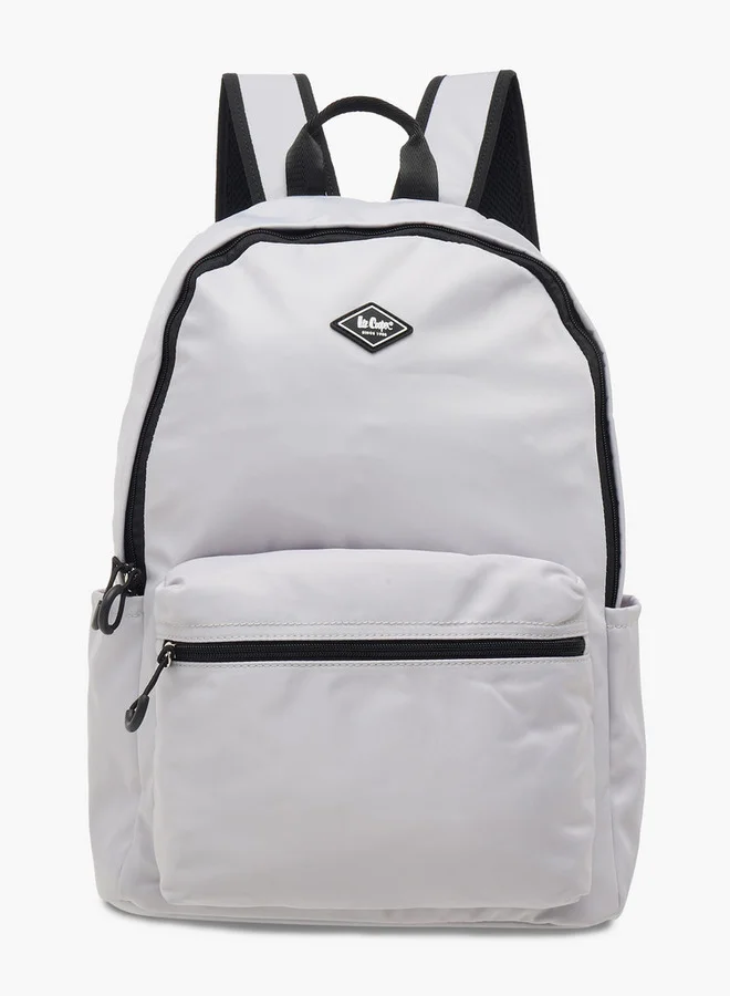 لي كوبر Solid School Backpack with Adjustable Straps and Zip Closure - 32x16x43 cm