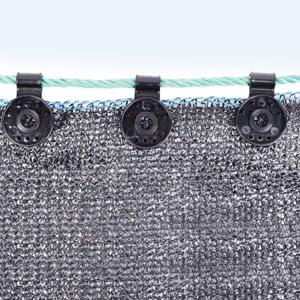 GETZET 30 Pcs Clip Set for Fixing Net Cover Shade Net, Plastic Universal Clip for Fixing Sunshade Fabric Accessories Cloth Fix Clamp, Windproof Awning Clamp Grip Tarp Clips Gardening Tool Accesories. - Image 3