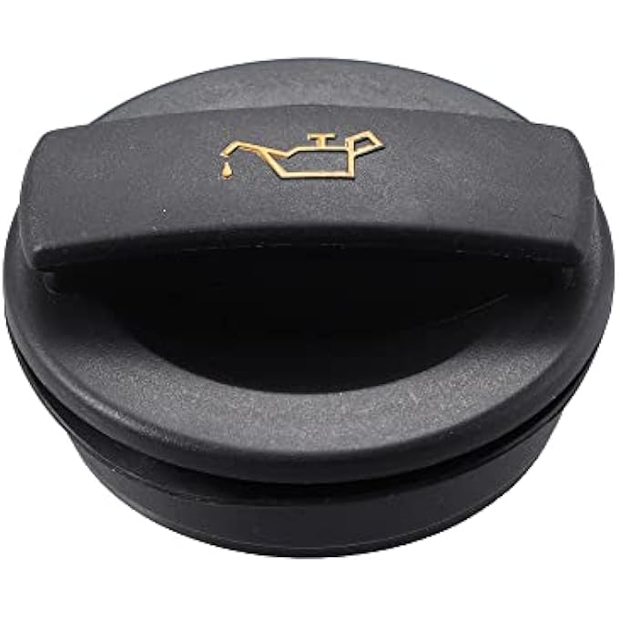 ريحني غطاء خزان الوقود لمحرك AUTOHAUX غطاء سدادة تعبئة زيت الوقود استبدال 06C103485P 03C103485A لفولكس فاجن جولف 20102012 لأودي A4 A5 A6 أسود - Image 1