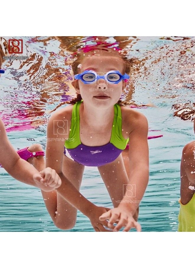 Toyshine Kids Swimming Goggles Child (Age 4 12) Waterproof Swim Goggles (1Pc) Clear Vision Anti Fog Uv Protection With Earbuds And Nose Clip Set Color May Vary Sstp  - Image 5