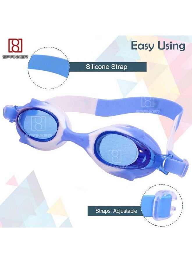 Toyshine Kids Swimming Goggles Child (Age 4 12) Waterproof Swim Goggles (1Pc) Clear Vision Anti Fog Uv Protection With Earbuds And Nose Clip Set Color May Vary Sstp  - Image 4