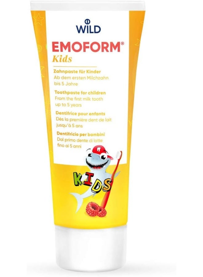 Emoform Kids Toothpaste for Children, from The First Milk Tooth to 5 Years - Image 1