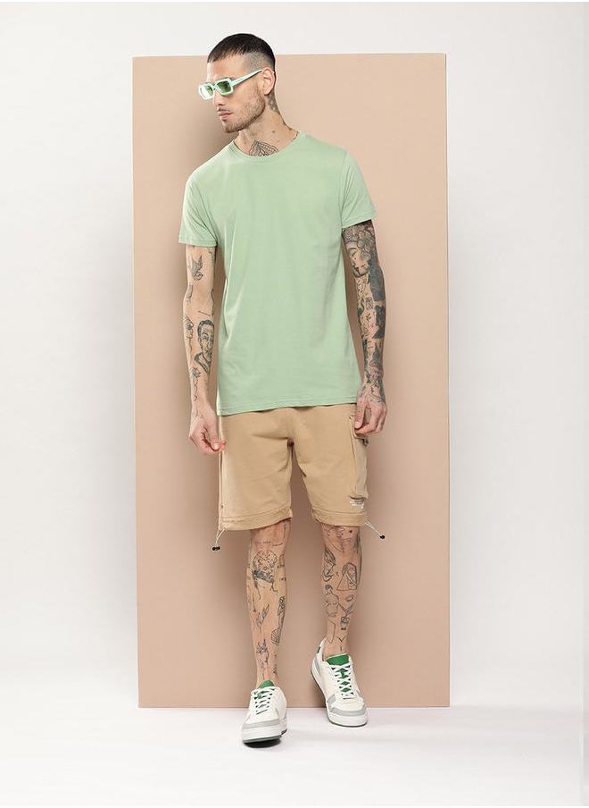 Difference of Opinion Plain Regular Fit T-Shirt by Styli  - Image 4