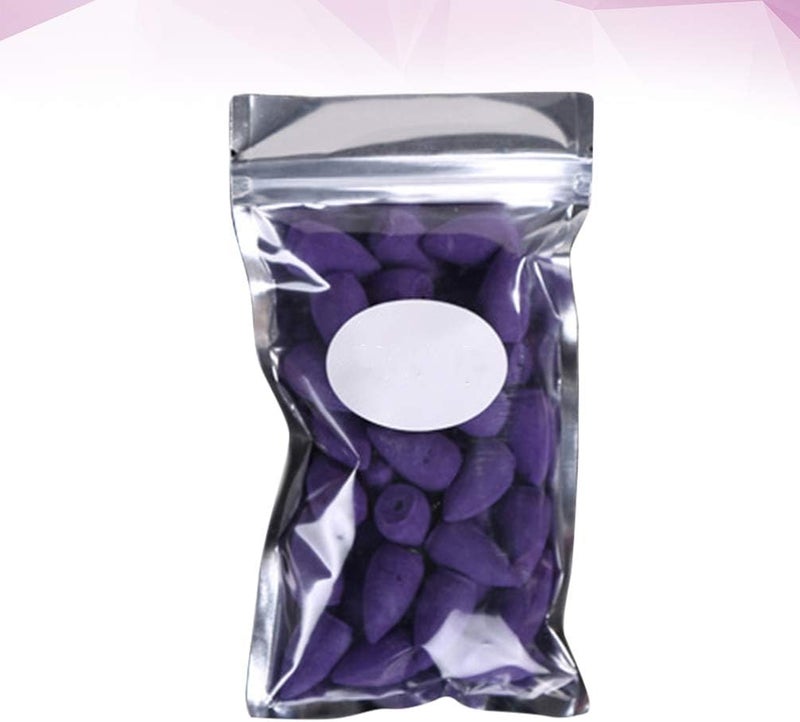klarako 100 pcs Lavender Incense Cones Waterfall Incense Burner Cones Backflow Incense Burner Cones for Home Tearoom - Image 4