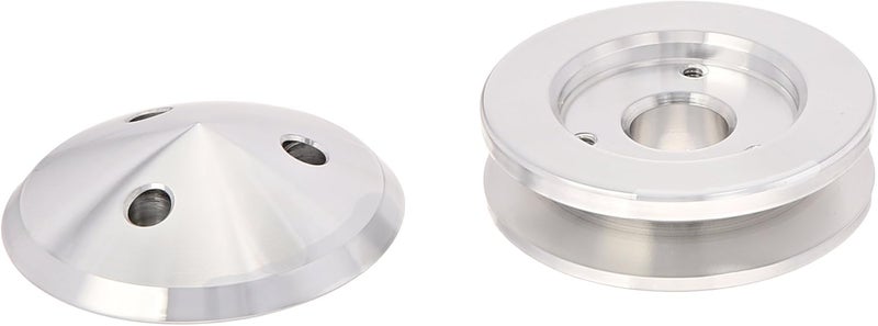 March Performance 137 Clear Powdercoat Aluminum Alternator Pulley