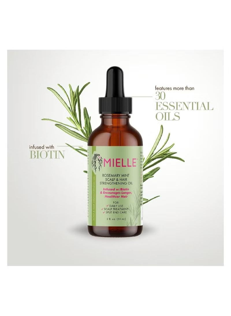 Mielle Organics - Rosemary Mint Scalp And Hair Strengthening Oil 59ml - Image 1