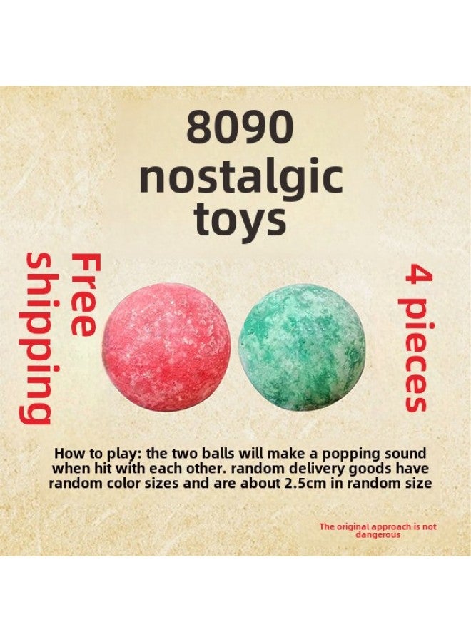 80 S Nostalgic Toy 2.0cm Thunder Ball Banging Ball Old Object Of Firestone Stall When I Was A Child-Specifications:About 2cm For Small Size  - Image 4
