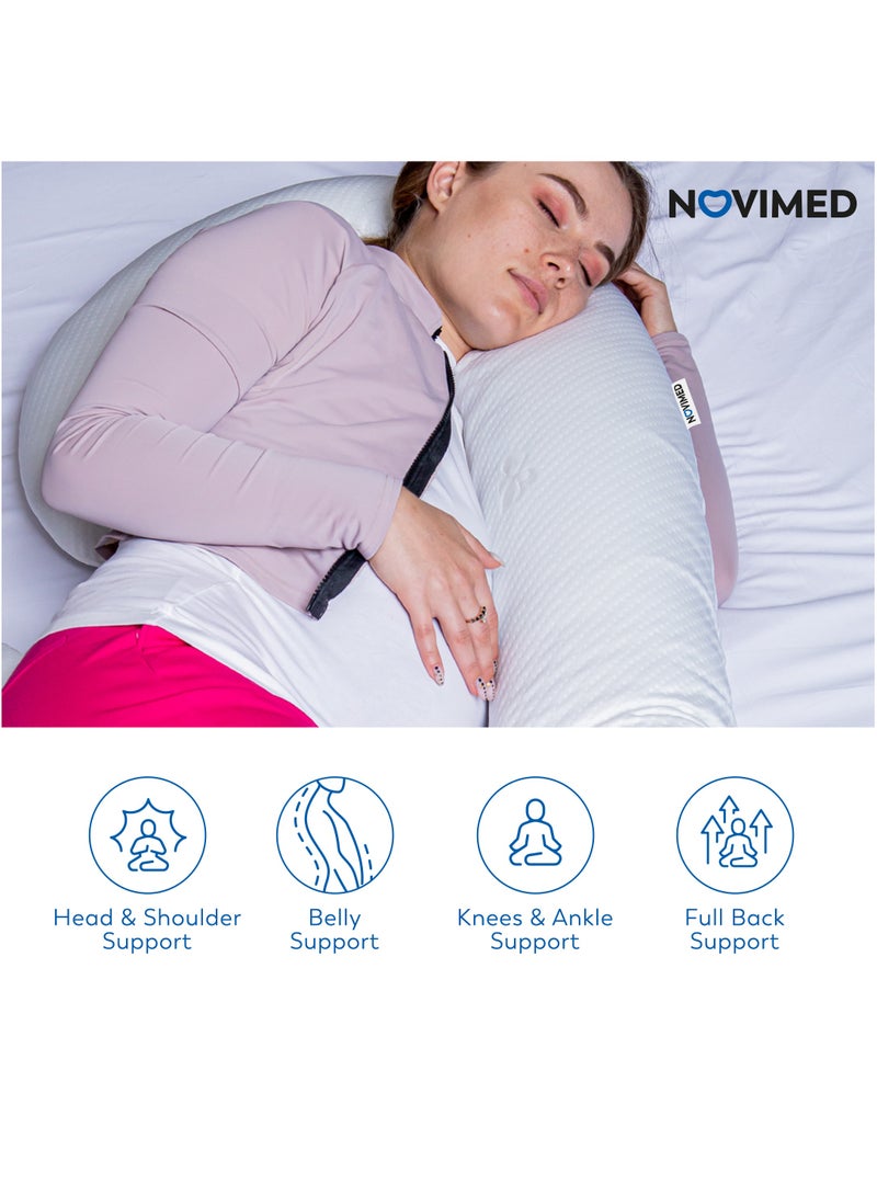 NOVIMED Novimed Full Body C-Shaped Maternity Pillow - Image 2