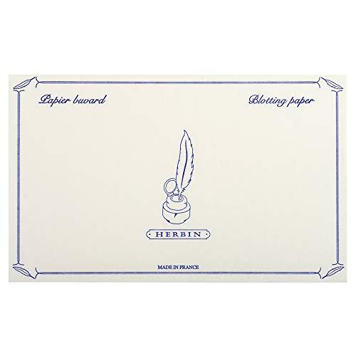 Herbin 10 White Blotter Sheets 4 34 x 6 13