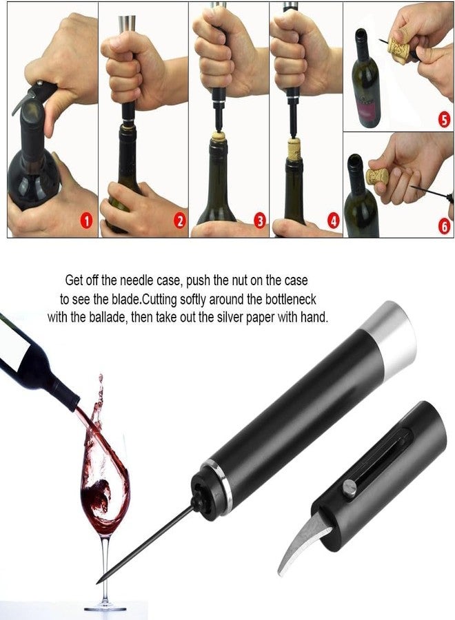 Cyrox 2-in-1 Kitchen Gadget Air Pump Bar Accessories Pen Design Pin Cork Remover Bottle (1Pcs) - Image 3