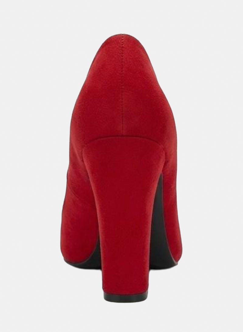 XO Style Women's High Heel Mule Sandals – Elegant Pointed Toe, Suede Leather Texture 9CM. - Image 4
