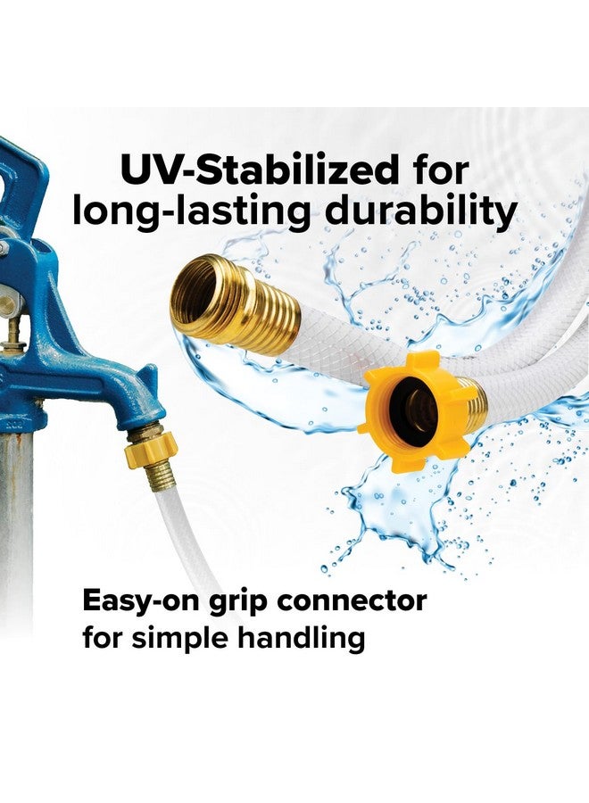 Camco TastePURE 4-Ft Water Hose - RV Drinking Water Hose Contains No Lead, No BPA & No Phthalate - Features Reinforced Design & Crafted of PVC - 1/2” Inside Diameter, Made in the USA (22763) - Image 4