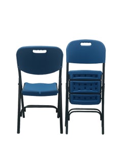 SunBoat Commerce 2 Pieces Pack Portable folding chairs ‎- Pepsi Blue Color  - Image 5