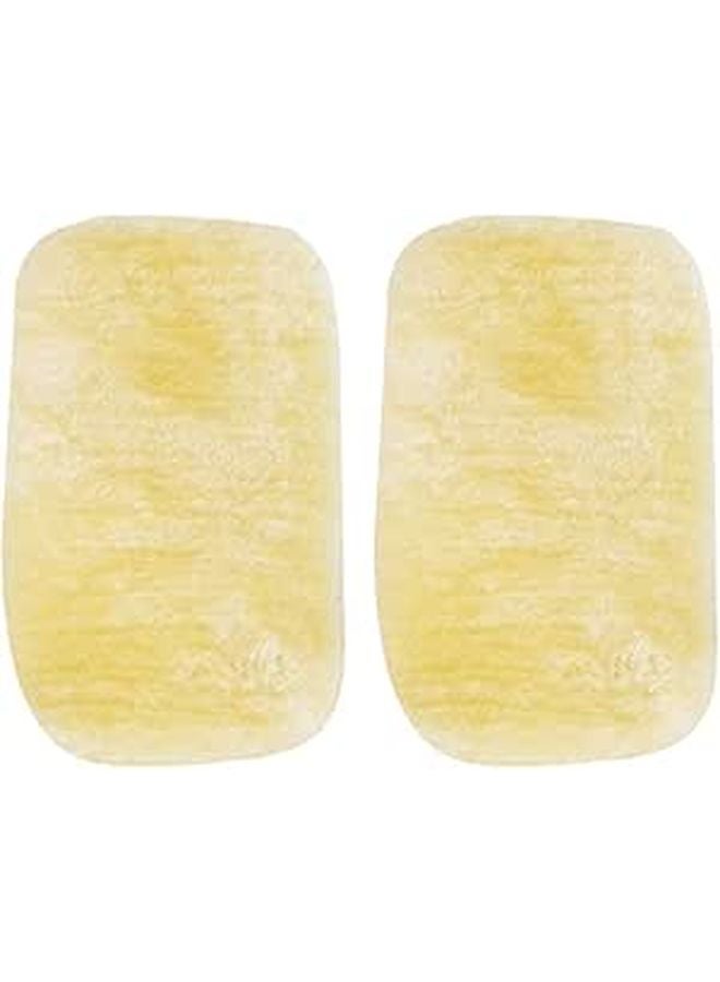 Shoe Polish Brush Kit 2 Pieces Polishing Cloths For Home Random Color - Image 1