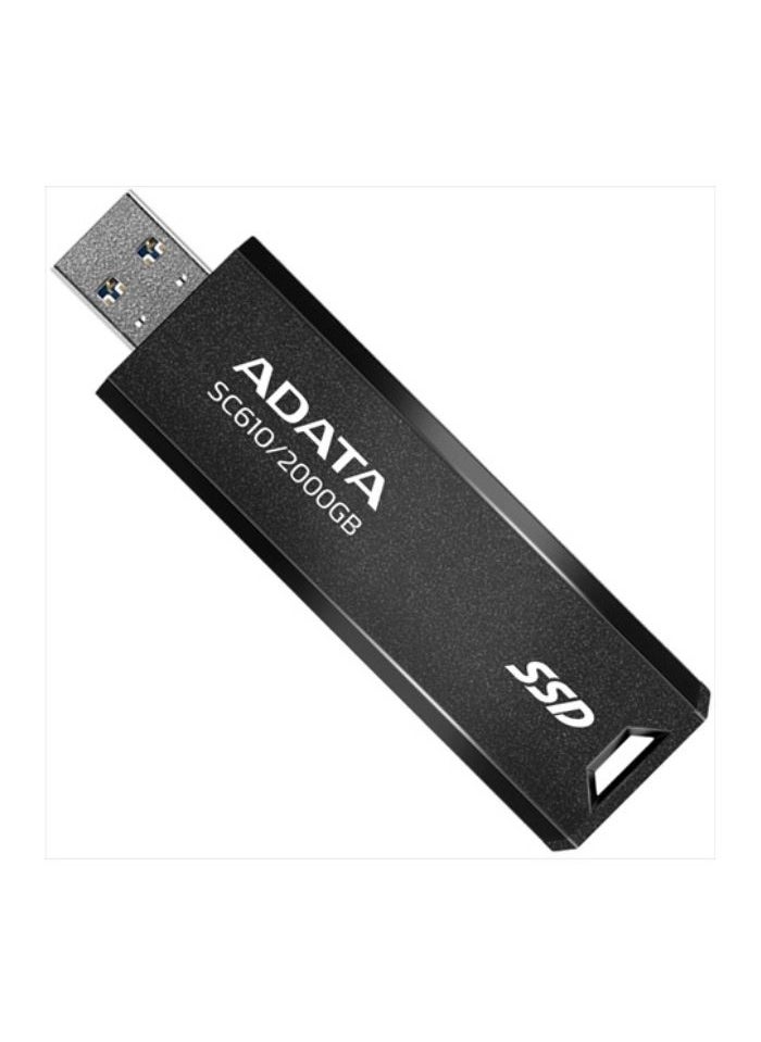 ADATA ADATA SC610 Portable External SSD | USB 3.2 Solid State Drive | 2000GB  - Image 3