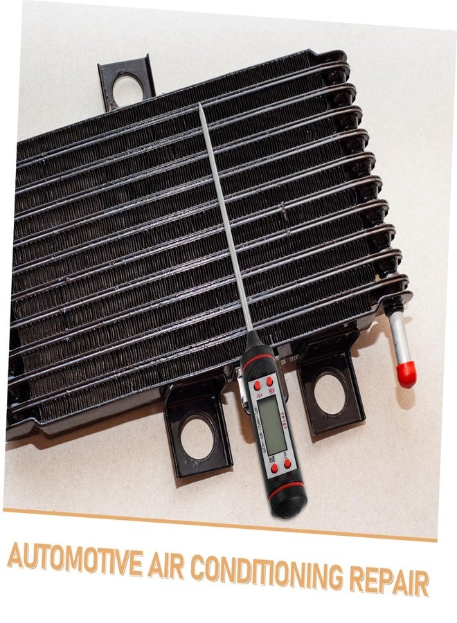 سولوستر مقياس حرارة مخرج الهواء المصنوع من الفولاذ المقاوم للصدأ لقياس دقيق لأنظمة التدفئة والتهوية وتكييف الهواء، وإصلاح مكيفات السيارات، وخبز الطعام للاستخدام في الفرن، ومراقبة زجاجات الحليب. - Image 3