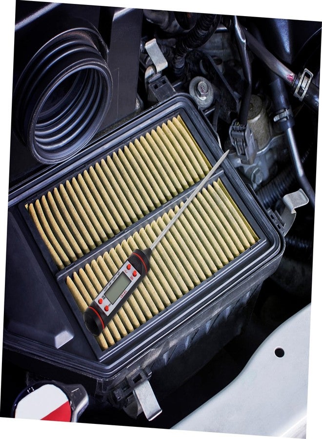 سولوستر مقياس حرارة مخرج الهواء المصنوع من الفولاذ المقاوم للصدأ لقياس دقيق لأنظمة التدفئة والتهوية وتكييف الهواء، وإصلاح مكيفات السيارات، وخبز الطعام للاستخدام في الفرن، ومراقبة زجاجات الحليب. - Image 5