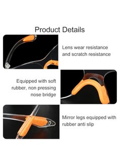 Oasisgalore Safety Goggle Glasses Clear Work Safety Glasses，Protective Glasses for Glasses Wearers  - Image 5