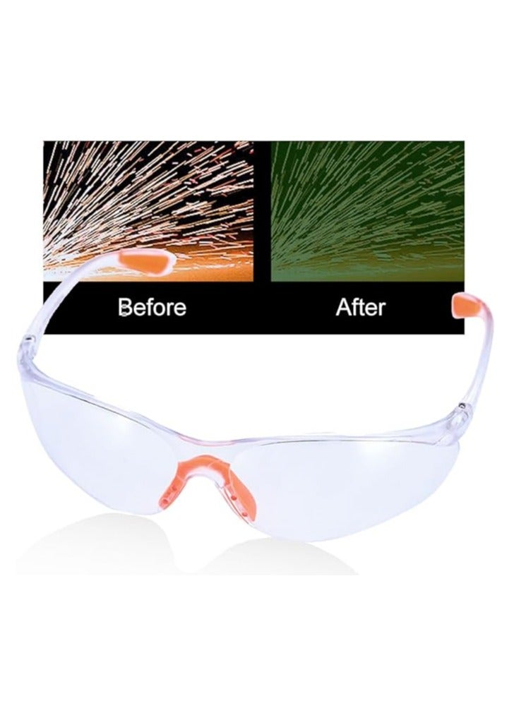 Oasisgalore Safety Goggle Glasses Clear Work Safety Glasses，Protective Glasses for Glasses Wearers  - Image 3