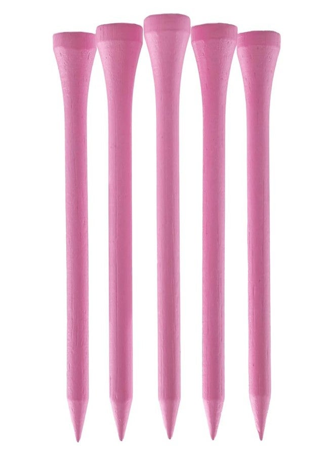 TH Golf Bamboo Golf Tees 70mm | Pack of 50 & 100 | Multiple Colour Options | Premium Eco Friendly Sustainable Durable Bamboo Golf Tees (Light Pink, Pack of 50) - Image 2