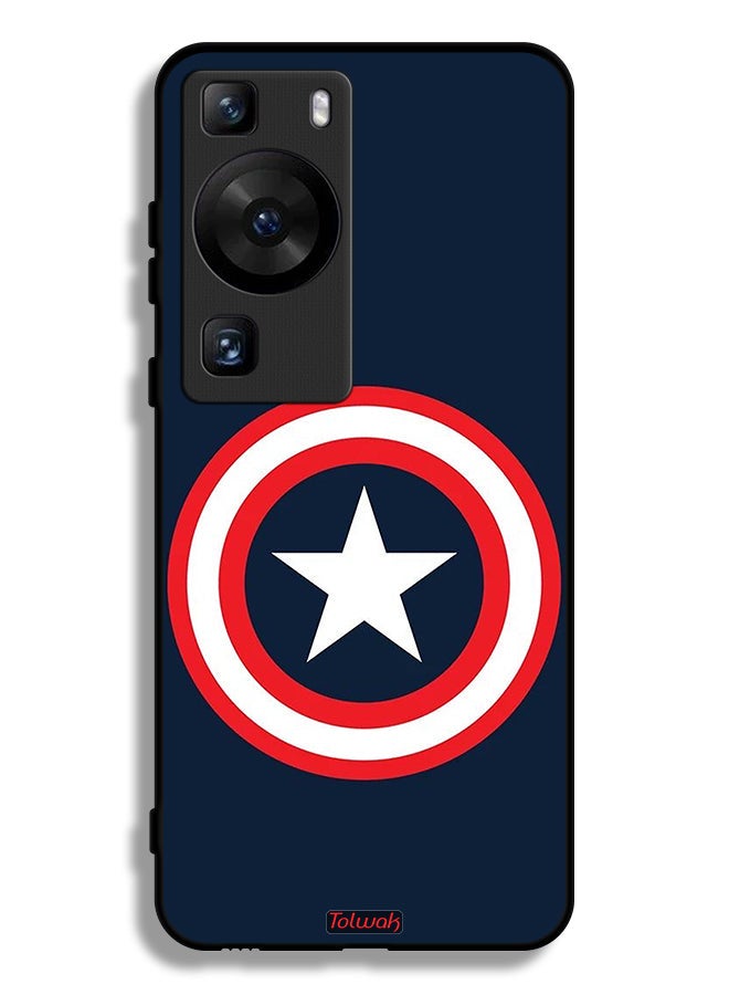 Tolwak Huawei P60 Protective Case Cover Captain America - Image 1