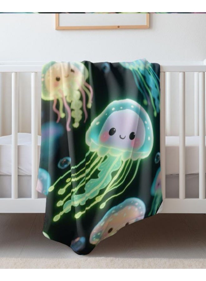 عام بطانية رقيقة من الفانيلا الكرتونية للأطفال أو الطلاب (دافئة ومريحة ومناسبة للنوم والألعاب) 100 سم * 150 سم - 1005 - Image 4