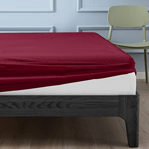 Divine Casa Premium Terry Cotton Waterproof Mattress Protector for Double Bed Size 60x72 - Ultimate Comfort and Protection - Image 2