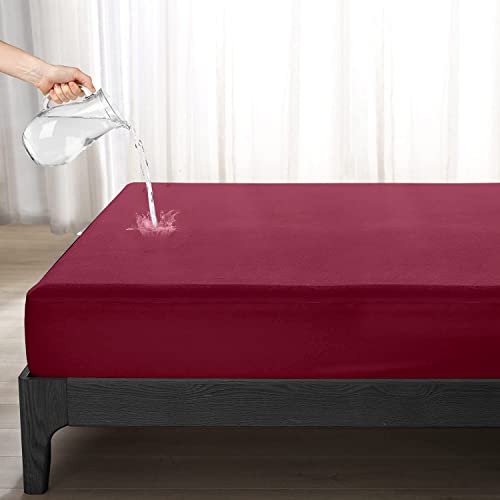 Divine Casa Premium Terry Cotton Waterproof Mattress Protector for Double Bed Size 60x72 - Ultimate Comfort and Protection - Image 4
