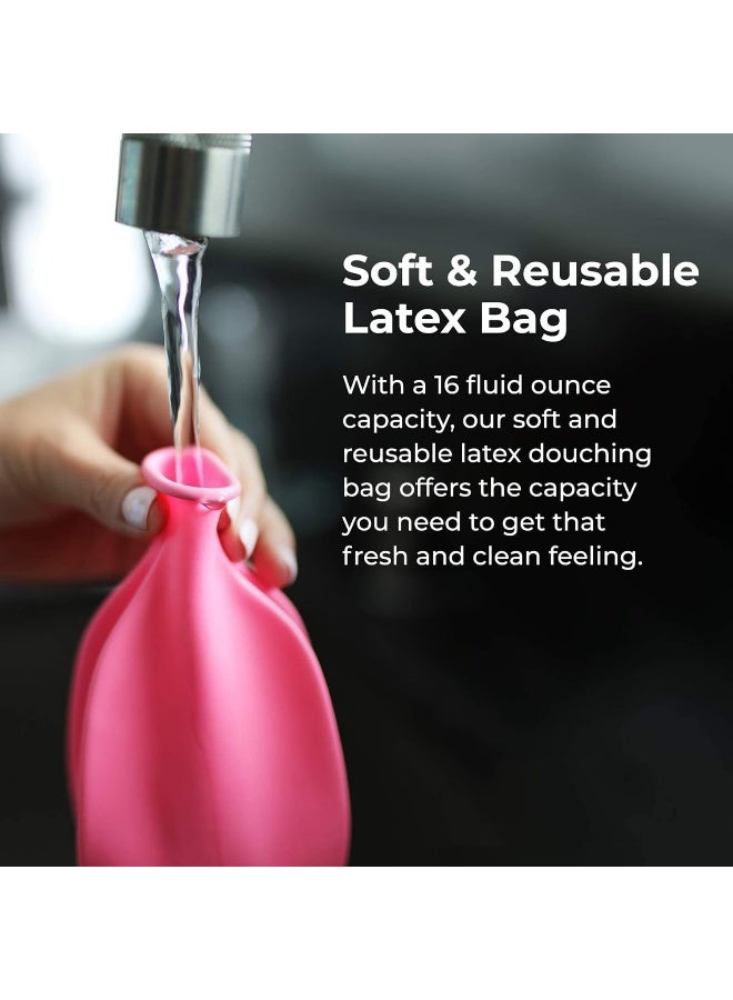 Flents Reusable Douche Kit, Compact & Portable Feminine Hygiene System, 16 fl oz Cleansing Bottle, BPA-Free, Easy-to-Use, Travel-Friendly, Personal Care and Wellness Solution - Image 2