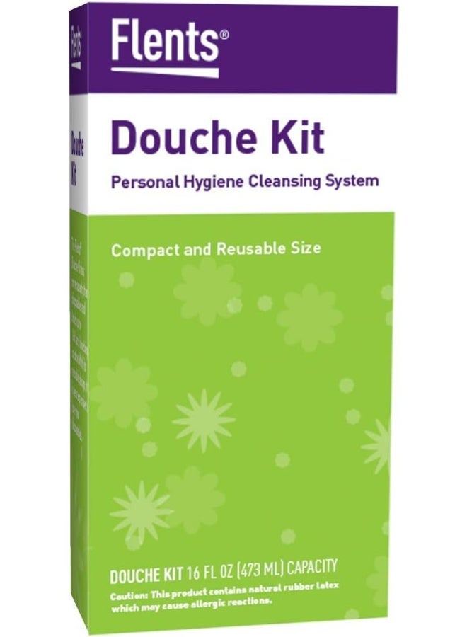 Flents Reusable Douche Kit, Compact & Portable Feminine Hygiene System, 16 fl oz Cleansing Bottle, BPA-Free, Easy-to-Use, Travel-Friendly, Personal Care and Wellness Solution - Image 4