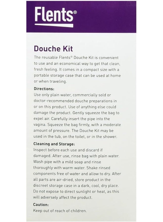 Flents Reusable Douche Kit, Compact & Portable Feminine Hygiene System, 16 fl oz Cleansing Bottle, BPA-Free, Easy-to-Use, Travel-Friendly, Personal Care and Wellness Solution - Image 3