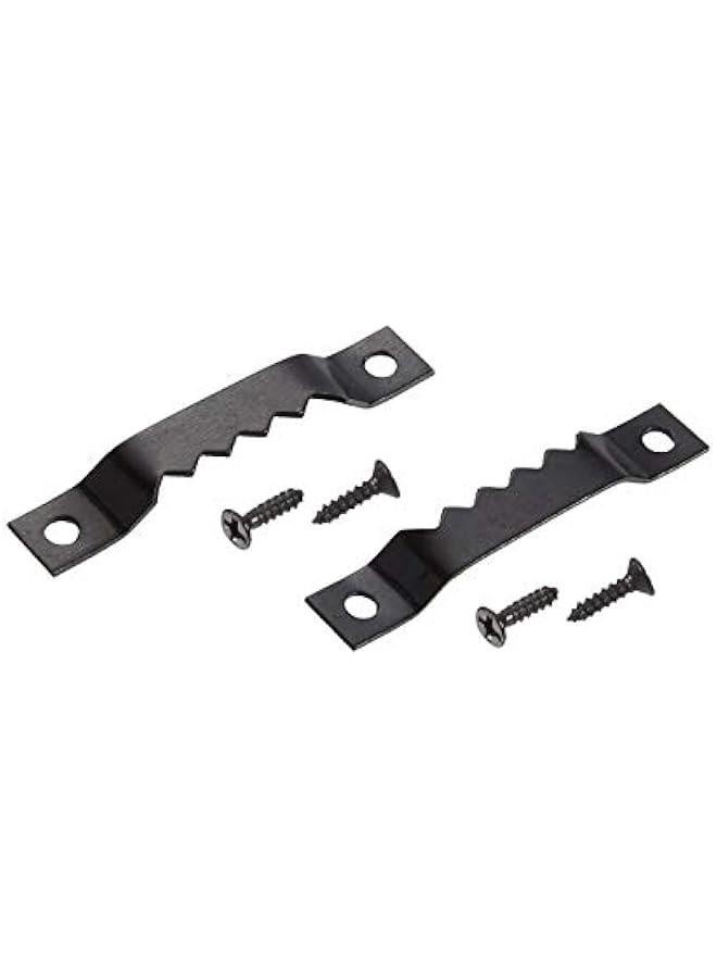 Picture Hanger,  100 Packs Sawtooth Picture Photo Frame Hanging Hangers Double Hole Equipped Cross Head Screws 100 PCS Hanger 200 PCS Screws  - Image 3