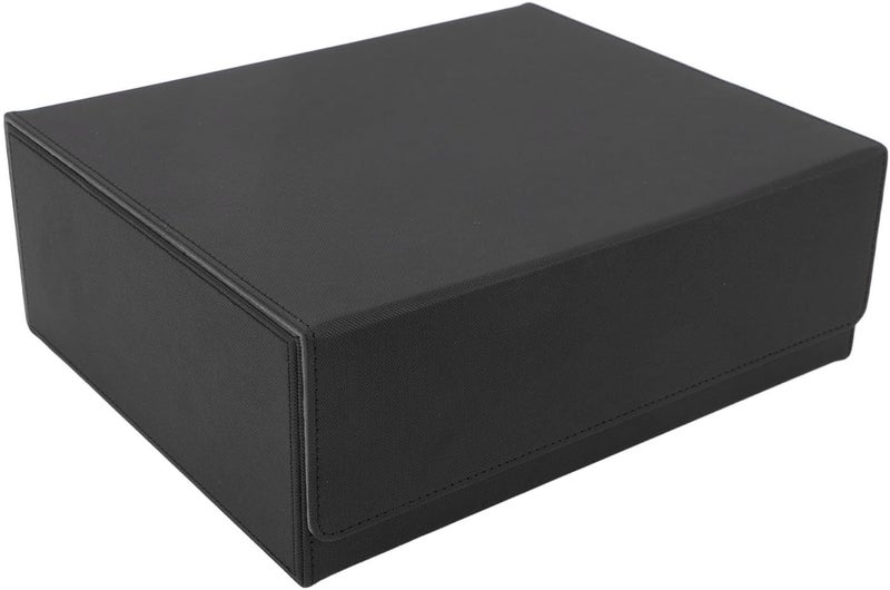 Drfeify Card Deck Box Large Capacity Magnetic Closure PU Leather Storage Box/Cover for Tarot Cards, Game, Holder Box/Cover for Table Desk Room (#1) - Image 2
