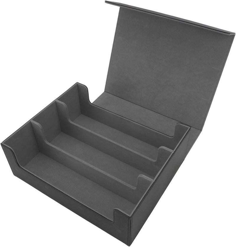 Drfeify Card Deck Box Large Capacity Magnetic Closure PU Leather Storage Box/Cover for Tarot Cards, Game, Holder Box/Cover for Table Desk Room (#1) - Image 4