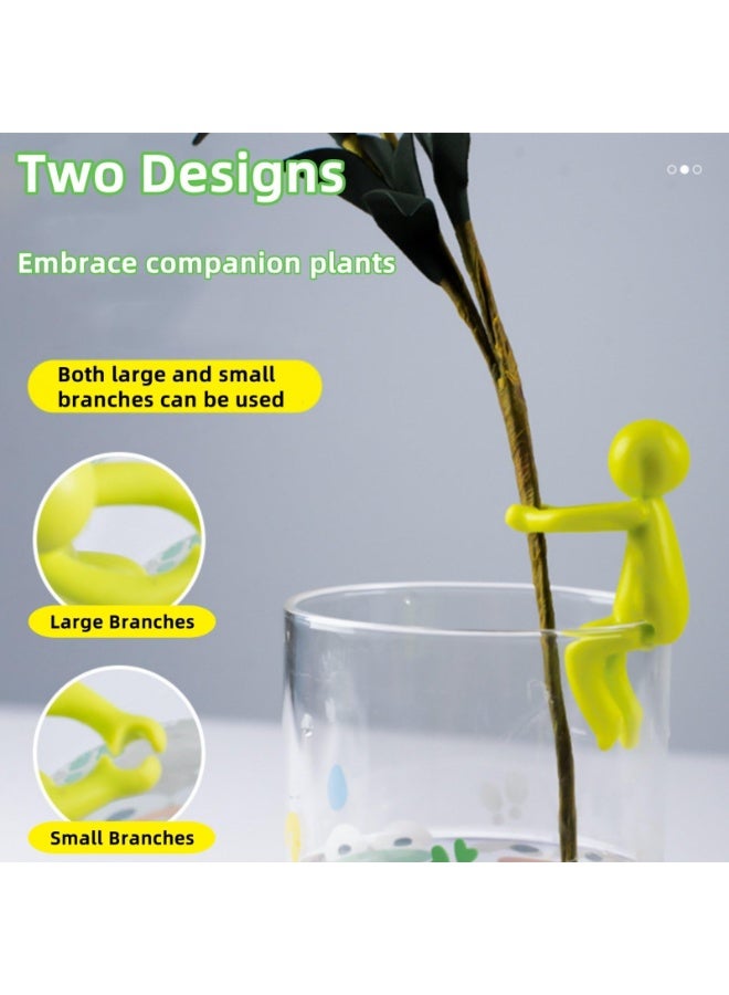 Plant Propagation Station with Cutting Holder Figure, Plant Support for Indoor Plants Stems, 6 Pack 3 Colors - Image 5