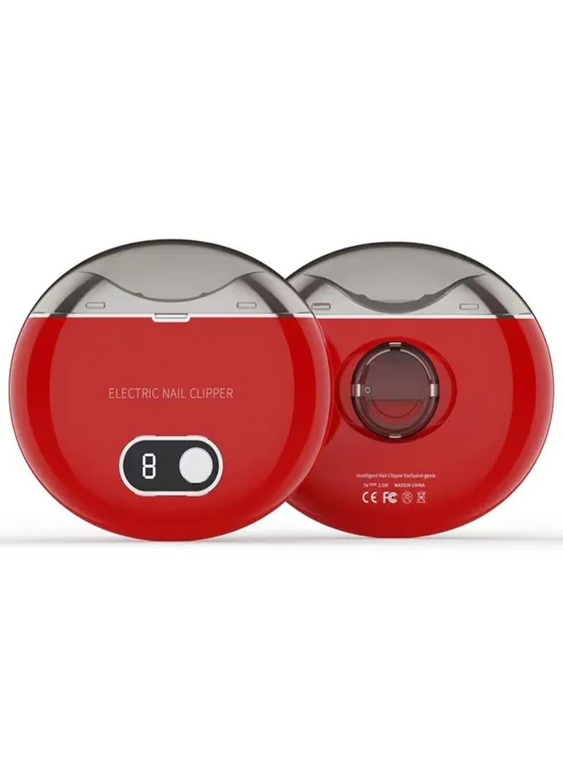 فيند ماكينة قص الأظافر الكهربائية من فيند مع دوران 360 درجة وشاشة LED للأطفال والكبار - Image 2