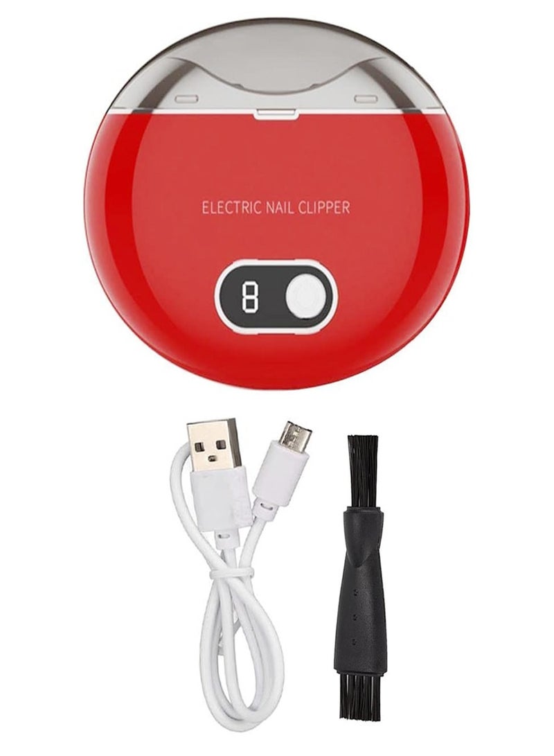 فيند ماكينة قص الأظافر الكهربائية من فيند مع دوران 360 درجة وشاشة LED للأطفال والكبار - Image 3