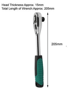 RATSAW Ratchet Spanner, Whole Heat Treatment Ratchet Wrench with A Steel Ball for Construction for Electrical Industry for Factories for Bridge Work  - Image 4