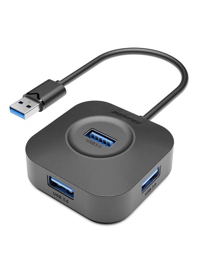 Benfei USB 3.0 Hub, 4 Ports USB A Splitter Ultra Compact for Mouse, Keyboard, Flash Drive, U Disk, Printer Compatible with Laptop, Desktop PC, Xbox, PS5, and More - Image 1