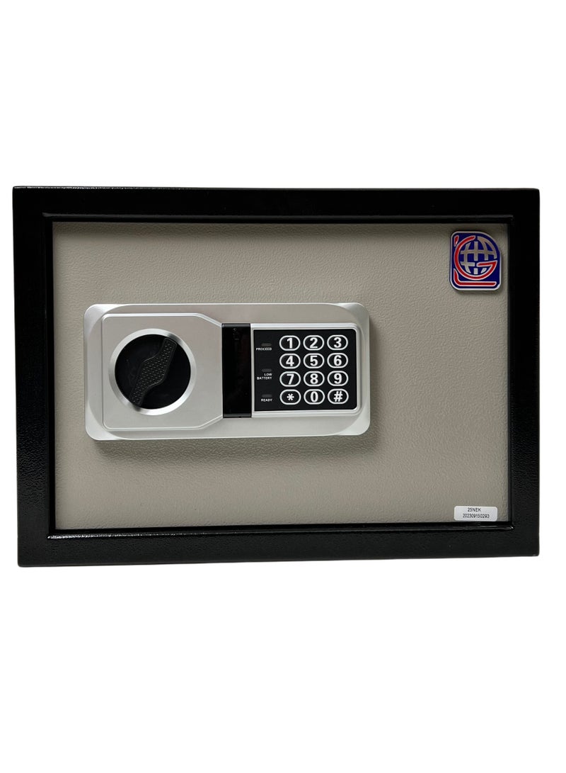 LOTFY GROUP LG Safebox Code- 30NEK- 30*38*30CM- Gray Colour- Home Office Safe Box- Electronic Lock- Key Lock  - Image 5