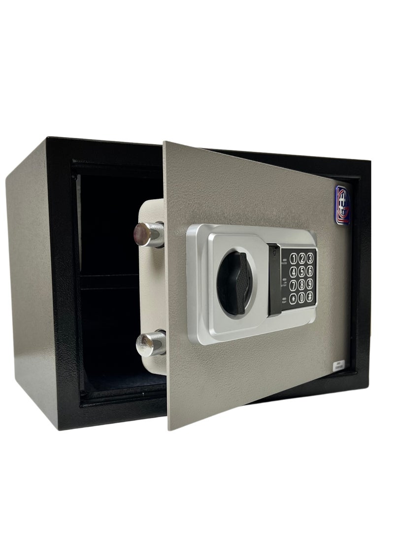 LOTFY GROUP LG Safebox Code- 30NEK- 30*38*30CM- Gray Colour- Home Office Safe Box- Electronic Lock- Key Lock  - Image 3
