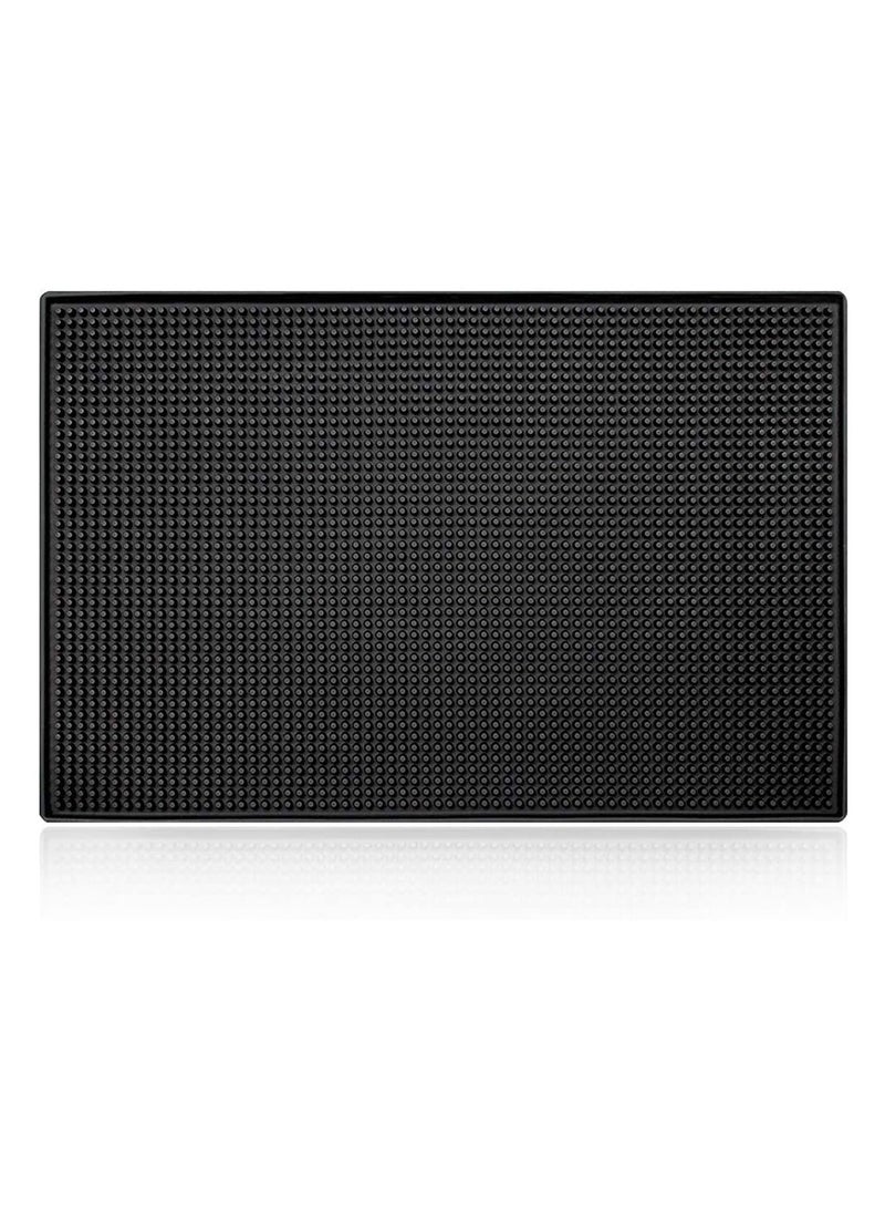 Silicone Counter Spill Mat-Black 15cm x 30cm - Image 1