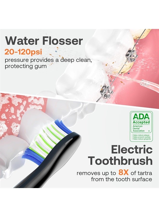 Bitvae Water Dental Flosser Teeth Picks - Cordless Water Flosser for Teeth - 5 Modes Sonic Electric Toothbrush,Upgraded Water Dental flosser Pick - Image 2