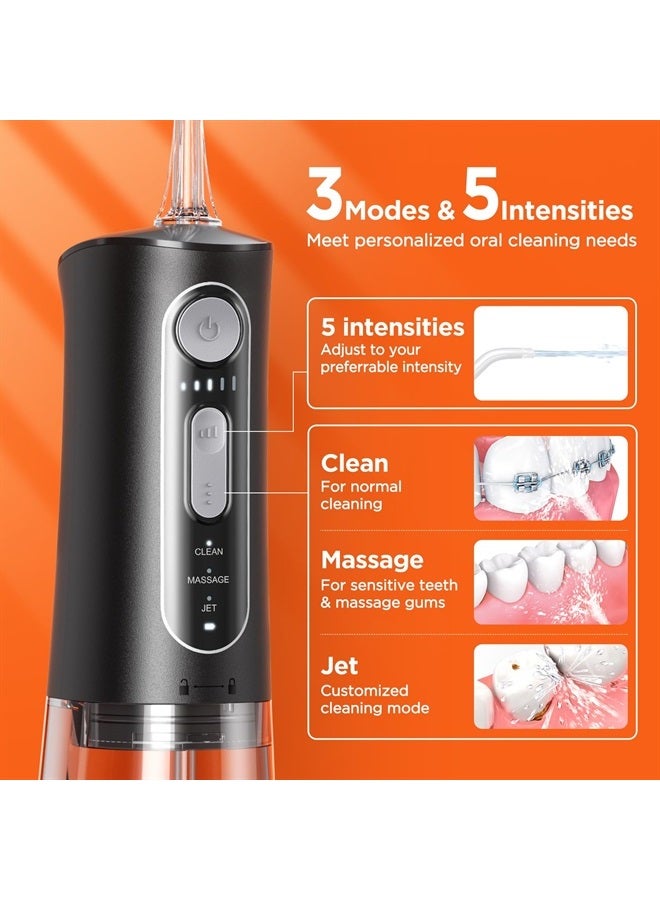 Bitvae Water Dental Flosser Teeth Picks - Cordless Water Flosser for Teeth - 5 Modes Sonic Electric Toothbrush,Upgraded Water Dental flosser Pick - Image 3
