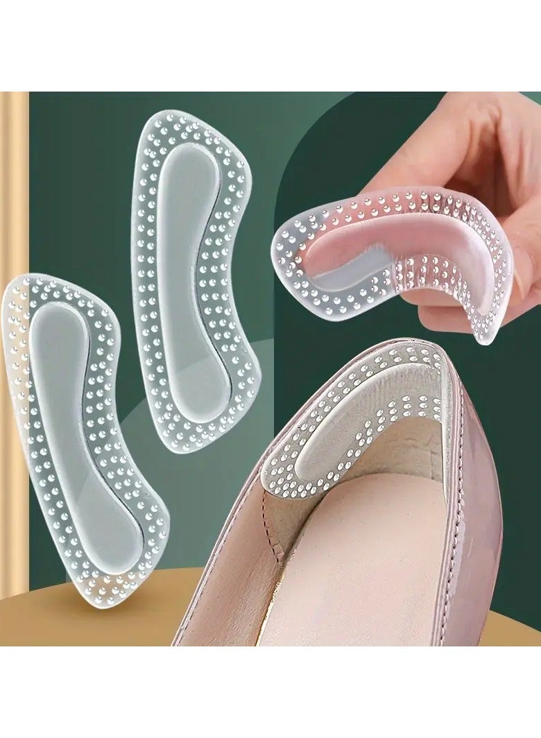 Goolsky Painease, ComfortPlus Gel Heel Cushions - 1 Pair Soft Shoe Inserts for Pain Relief & Tighter Fit, - Image 1