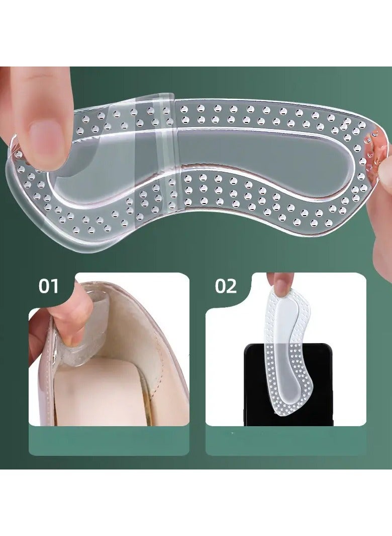 Goolsky Painease, ComfortPlus Gel Heel Cushions - 1 Pair Soft Shoe Inserts for Pain Relief & Tighter Fit, - Image 4